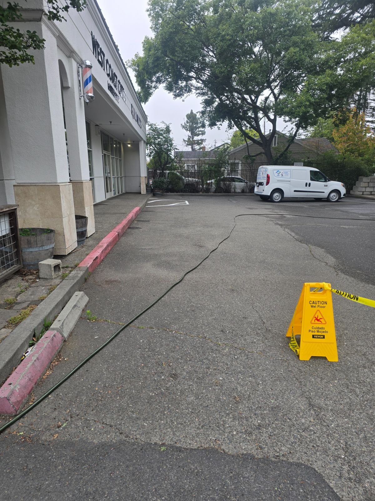 J.R Cleaning Systems crew on a North Bay job site